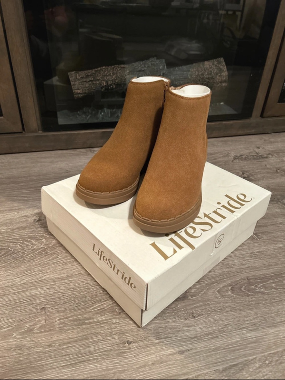 Life Stride Dubliner Ankle Booties with Side Zip